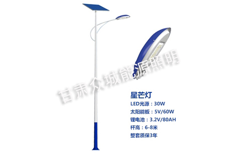 大武口太阳能路灯核心技术参数解读